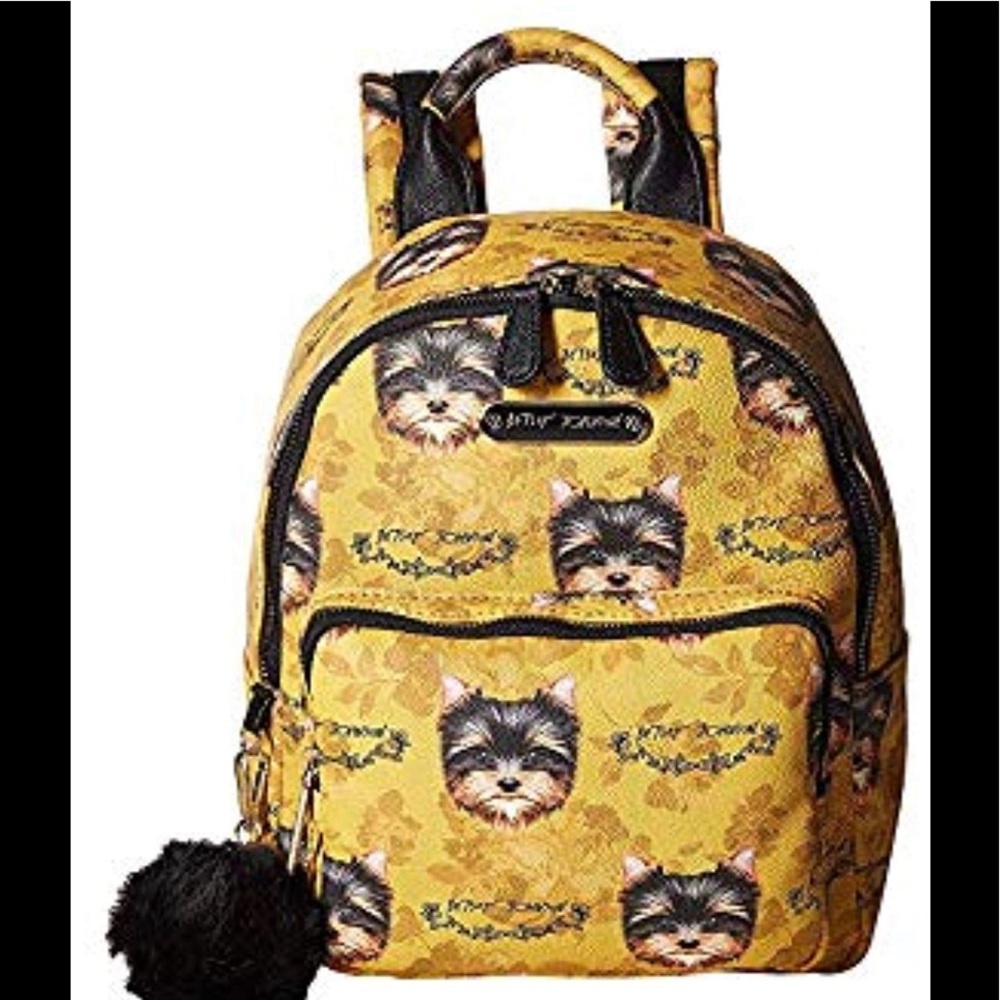 🌻 Betsey Johnson yorkie backpack
